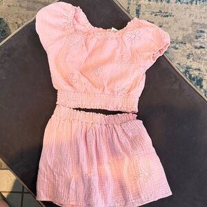 cupcakes & cashmere Pink Kids Matching Set